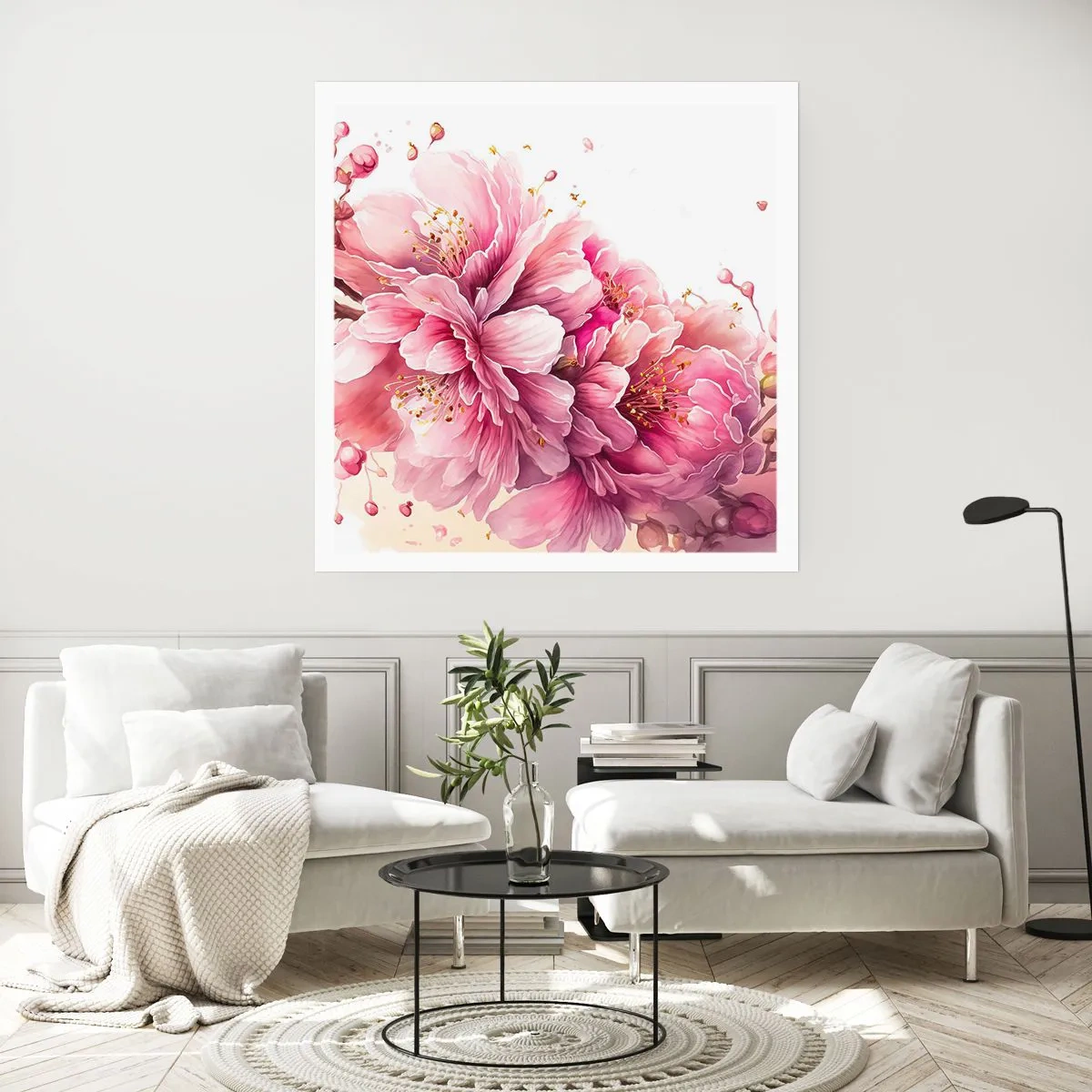 Póster - Flor de cerezo - 30x30 cm