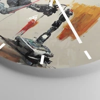 Esfera sin numeración, con rayas