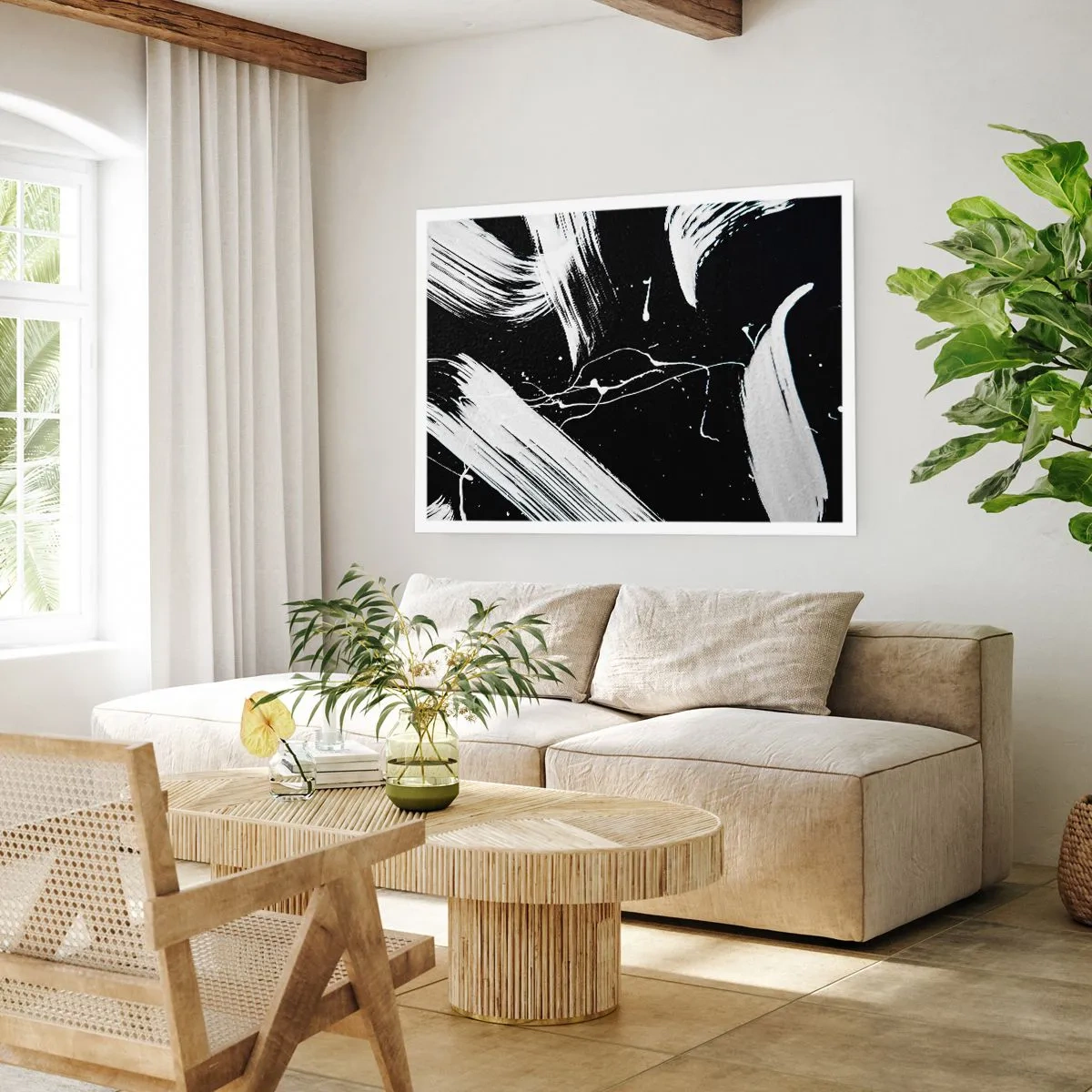 Póster - Rompiendo la oscuridad - 40x30 cm