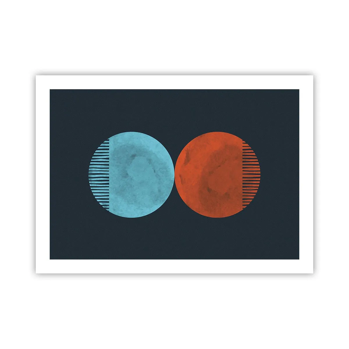 Póster - ¿Solo geometría? - 70x50 cm