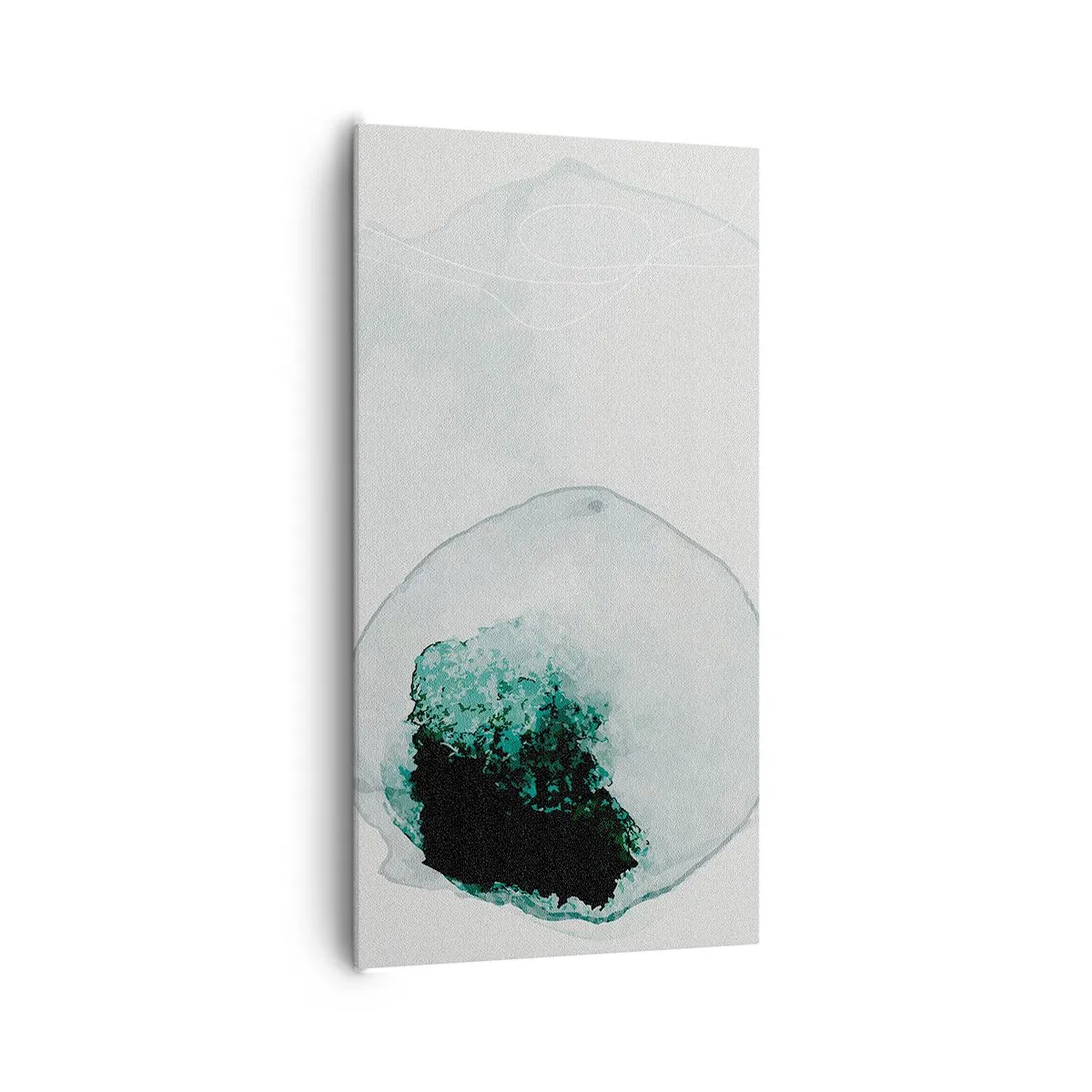 Cuadro sobre lienzo - Impresión de Imagen - En una gota de agua - 65x120 cm