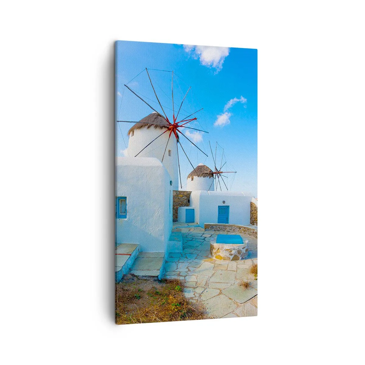 Cuadro sobre lienzo - Impresión de Imagen - Viento azul marino - 45x80 cm