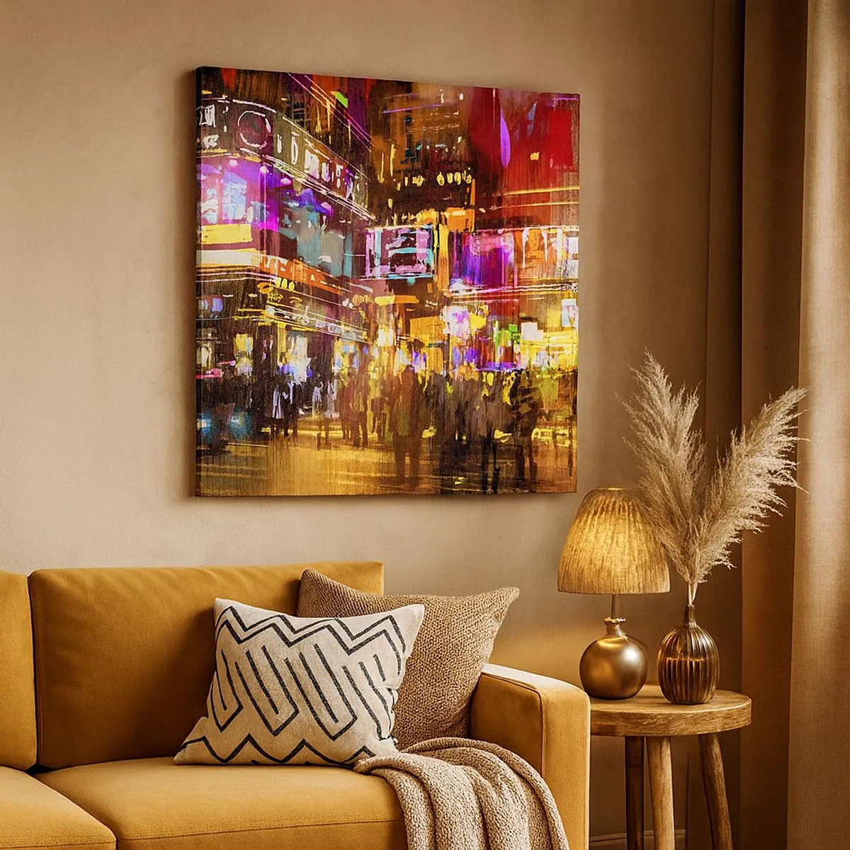 Cuadro sobre lienzo - Impresión de Imagen - En un mar de luz - 30x30 cm