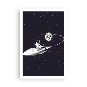 Póster - Surfista espacial - 61x91 cm