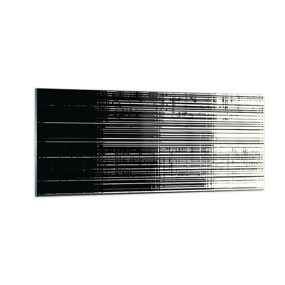 Cuadro sobre vidrio - Impresiones sobre Vidrio - Ondas y vibraciones - 100x40 cm