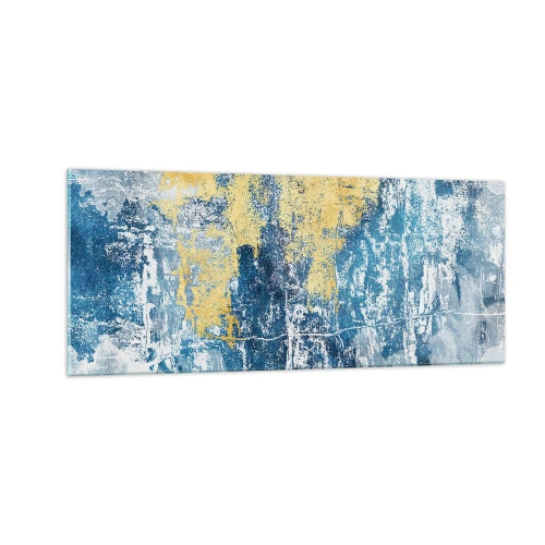 Cuadro sobre vidrio - Impresiones sobre Vidrio - Una abstracción serena - 100x40 cm