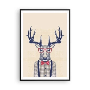 Póster en marco negro - Una extravagancia lúdica - 70x100 cm