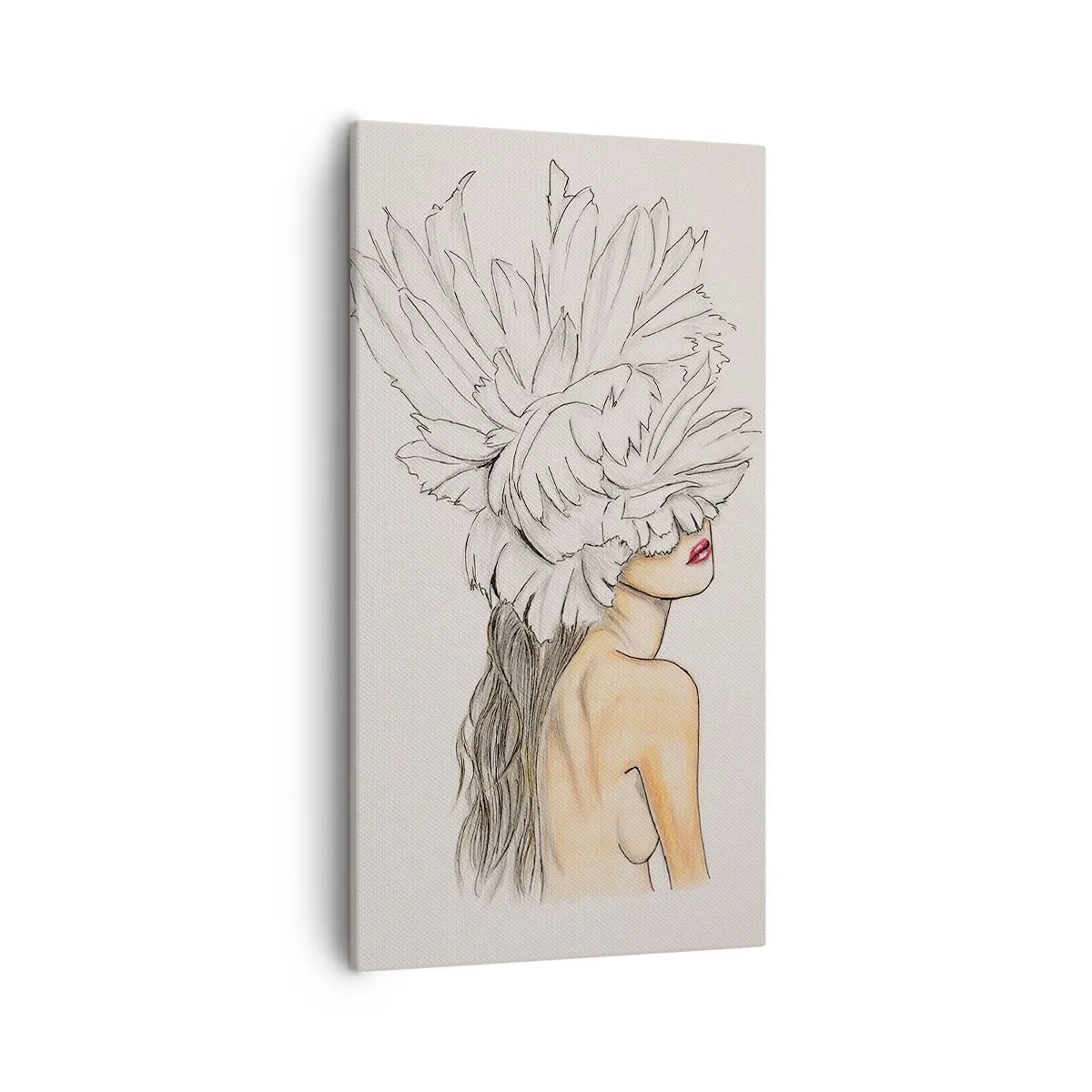 Cuadro sobre lienzo - Impresión de Imagen - Belleza coronada - 55x100 cm