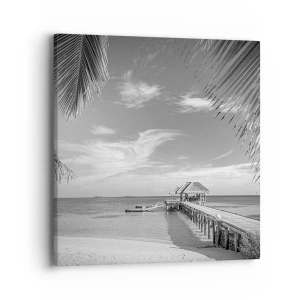 Cuadro sobre lienzo - Impresión de Imagen - ¿Un recuerdo o un sueño? - 40x40 cm