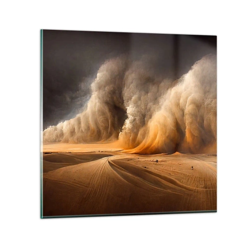 Cuadro sobre vidrio - Impresiones sobre Vidrio - Ira del desierto - 30x30 cm