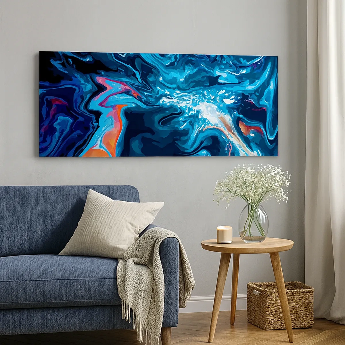 Cuadro sobre lienzo - Impresión de Imagen - Un viaje al cielo - 30x30 cm