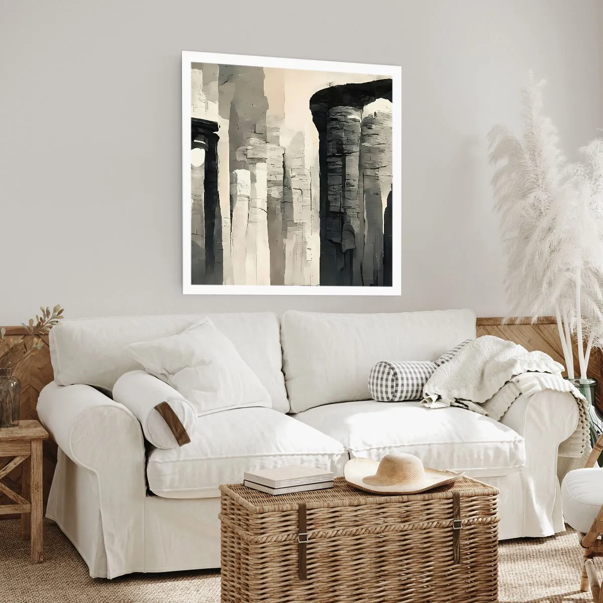 Póster - La majestuosidad de la antigüedad - 60x60 cm