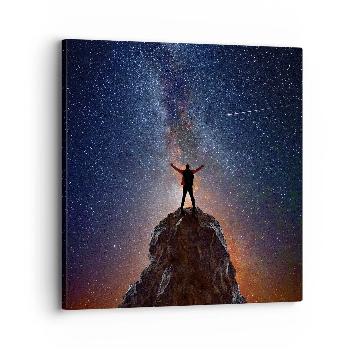 Cuadro sobre lienzo - Impresión de Imagen - ¡El poder está conmigo! - 30x30 cm