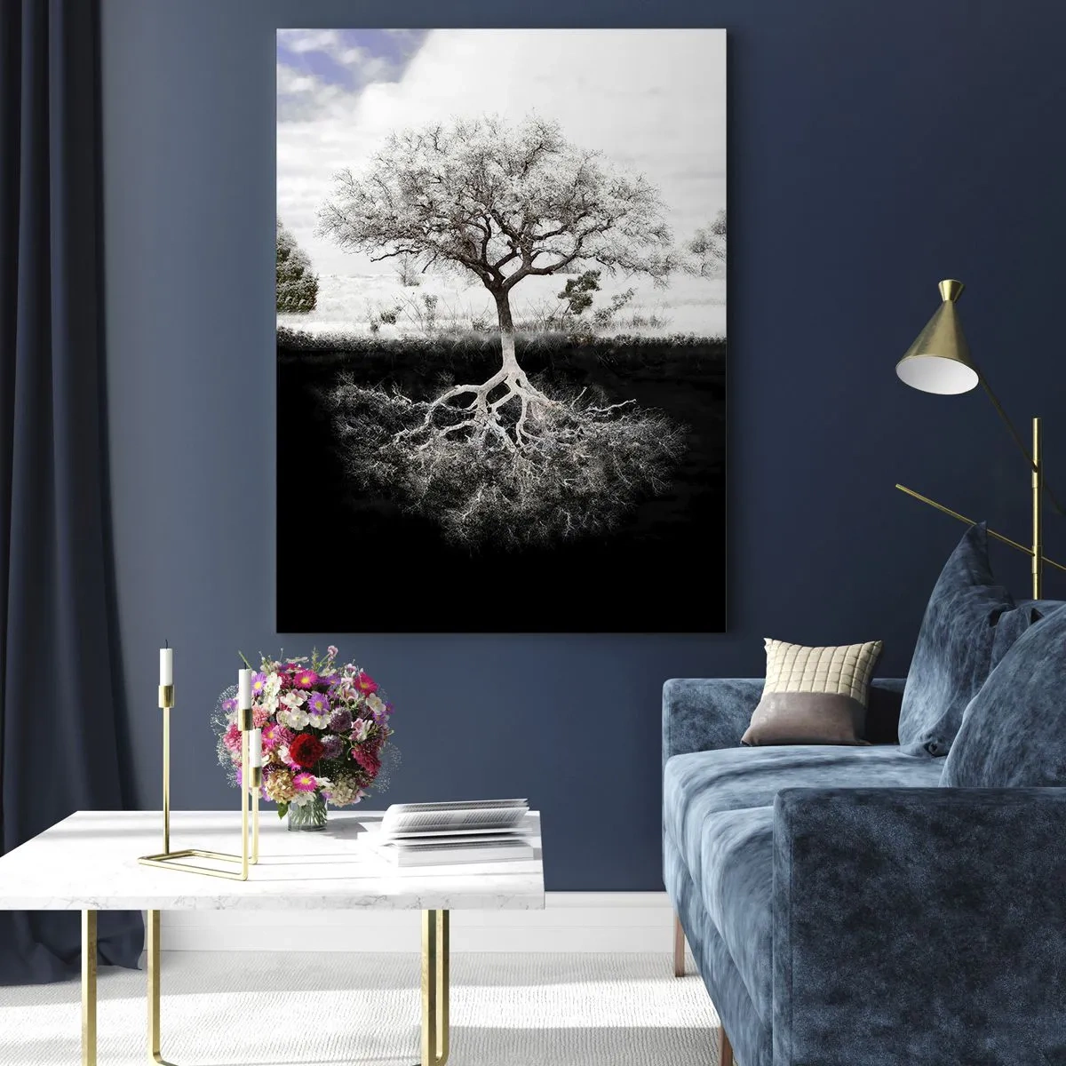 Cuadro sobre vidrio - Impresiones sobre Vidrio - Descubrir la naturaleza del mundo - 70x100 cm