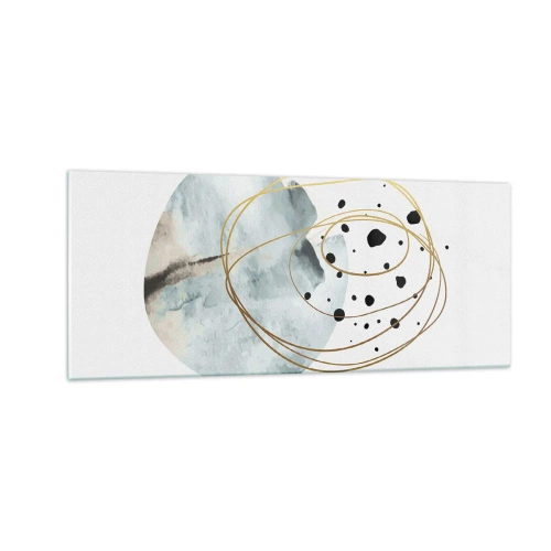 Cuadro sobre vidrio - Impresiones sobre Vidrio - El concepto del espacio - 100x40 cm