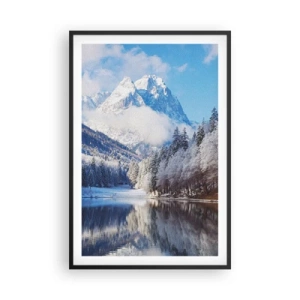 Póster en marco negro - Guardia de nieve - 61x91 cm