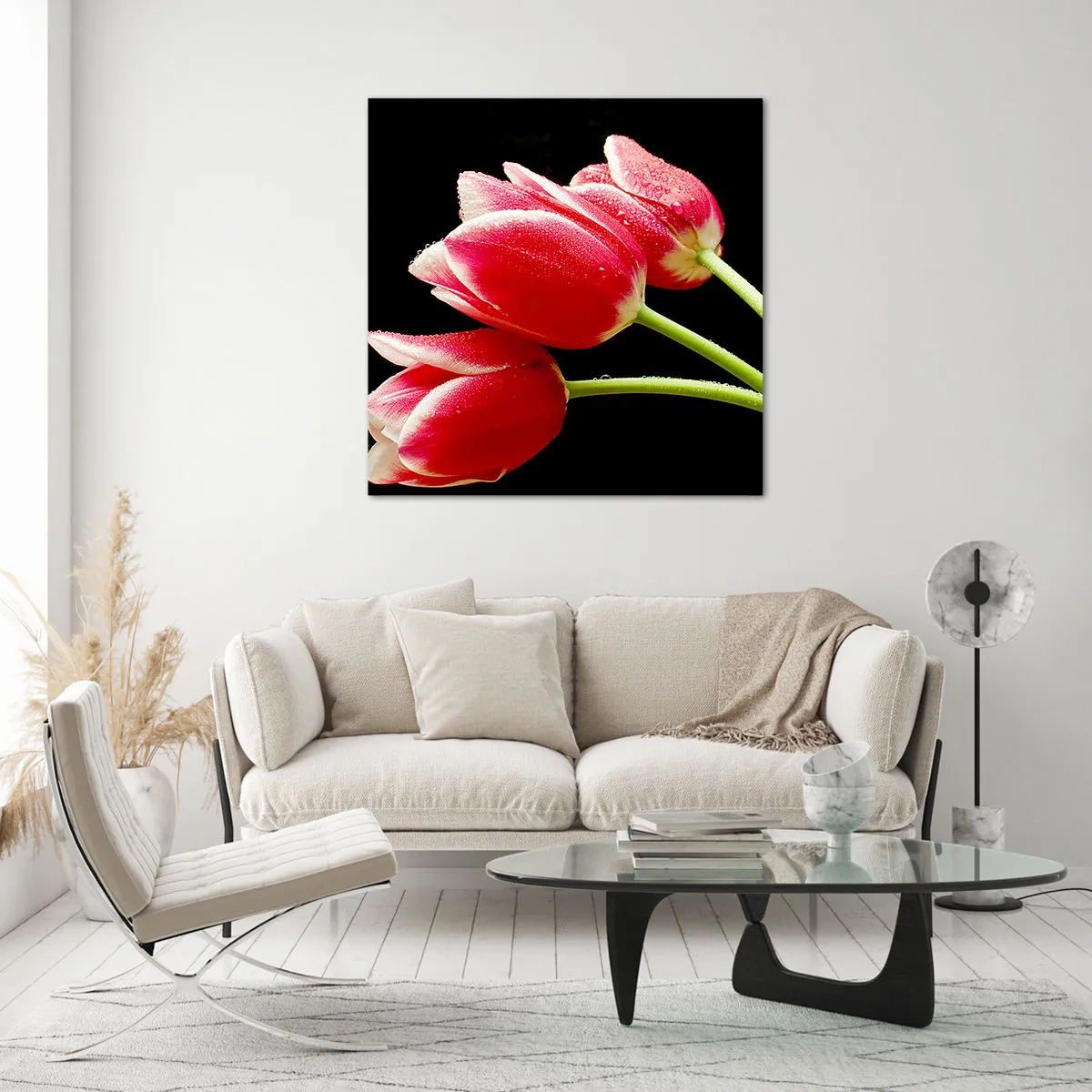 Cuadro sobre vidrio - Impresiones sobre Vidrio - Promesa de amor puro - 60x60 cm