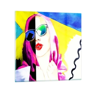 Cuadro sobre vidrio - Impresiones sobre Vidrio - Contrastes - 30x30 cm