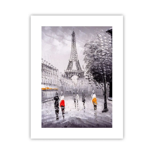 Póster - Un paseo parisino - 30x40 cm