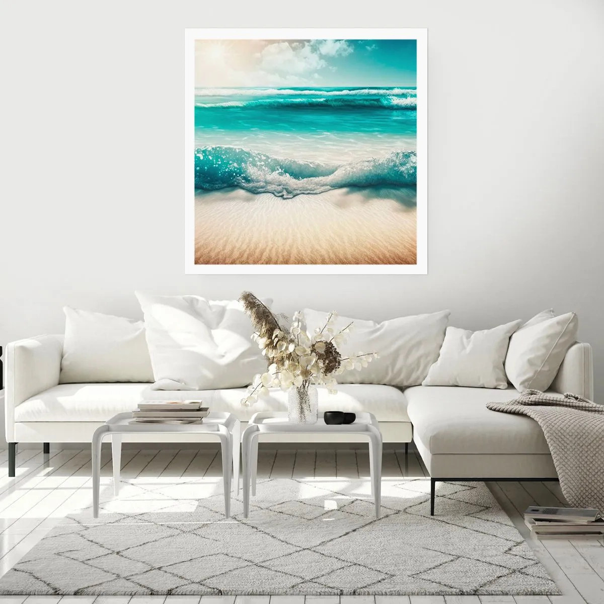 Póster - Calma oceánica - 30x30 cm