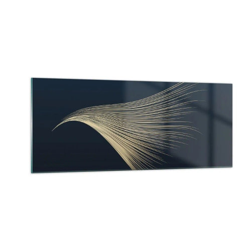Cuadro sobre vidrio - Impresiones sobre Vidrio - Como el cabello de un ángel - 100x40 cm