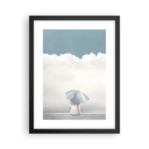 Póster en marco negro - En el límite de la realidad y los sueños - 30x40 cm