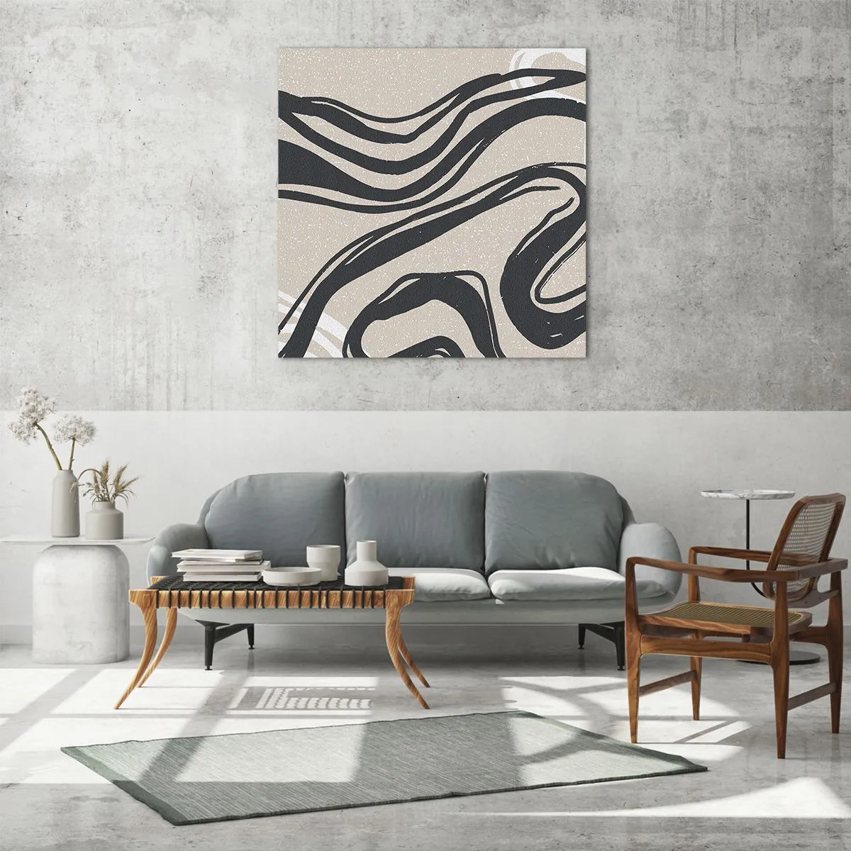 Cuadro sobre vidrio - Impresiones sobre Vidrio - Expresión multiplicada - 30x30 cm