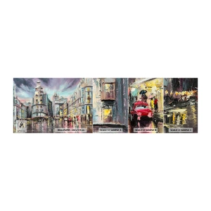 Muestra de fotomural autoadhesivo Deluxe Sticker - Va a ser una buena noche - Ciudad, Madrid, Arquitectura - 100x30 cm