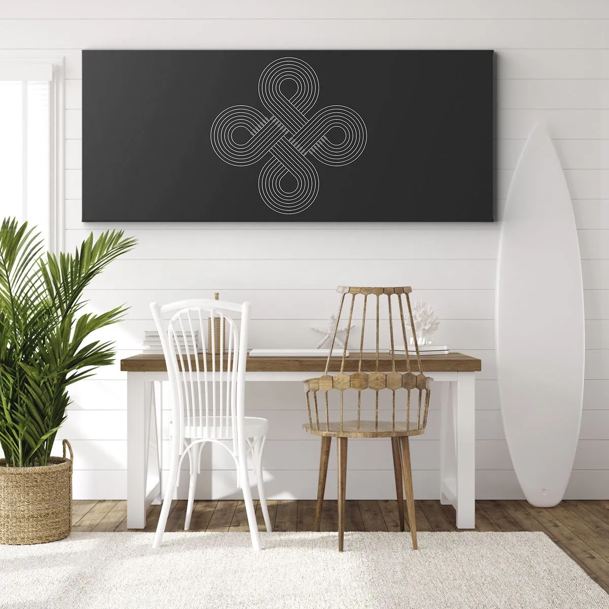 Cuadro sobre lienzo - Impresión de Imagen - El espíritu celta - 100x40 cm