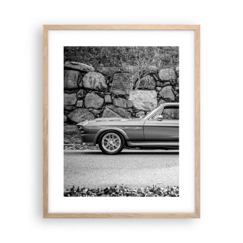 Póster en marco roble claro - Una leyenda de los años 60 - 40x50 cm