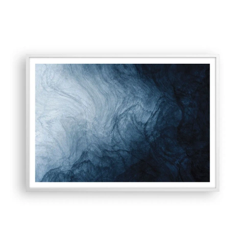 Póster en marco blanco - En las profundidades - 100x70 cm