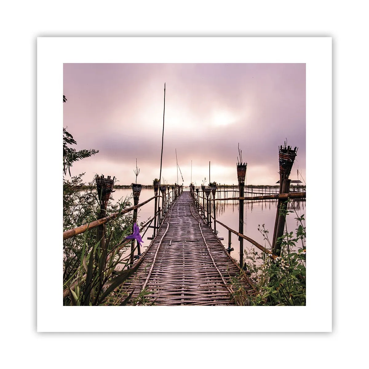 Póster - La tranquilidad de Asia - 40x40 cm