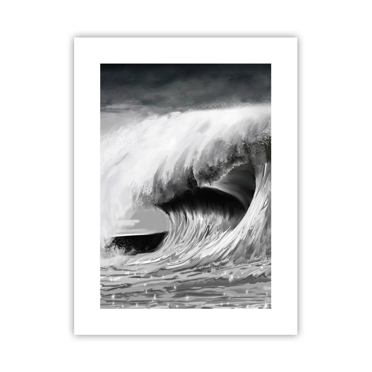 Póster - La ira del océano - 30x40 cm