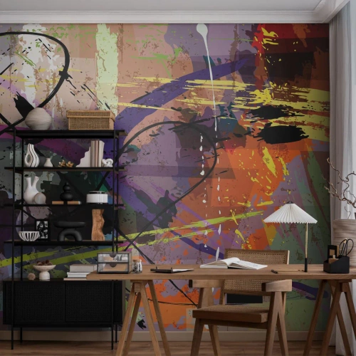 Fotomural Premium Canvas - Siempre hay más de un camino - Abstracción, Pedazo, Patrón moderno - 200x140 cm