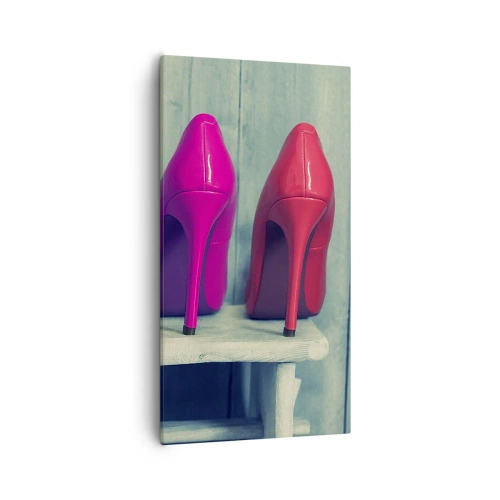 Cuadro sobre lienzo - Impresión de Imagen - Caminando sobre un arco iris - 55x100 cm