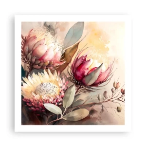 Póster - De perfil y de frente - 60x60 cm