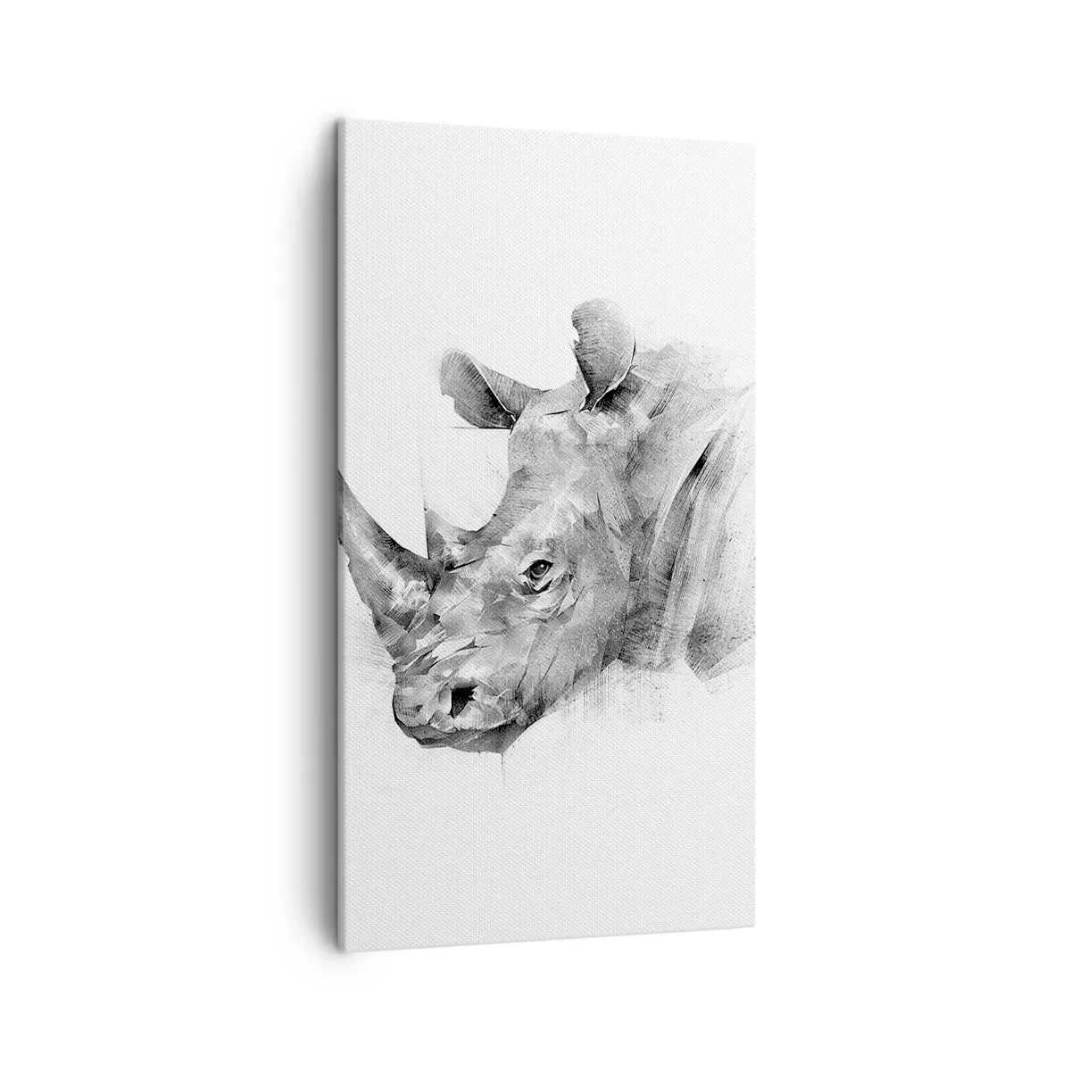 Cuadro sobre lienzo - Impresión de Imagen - Retrato africano - 45x80 cm