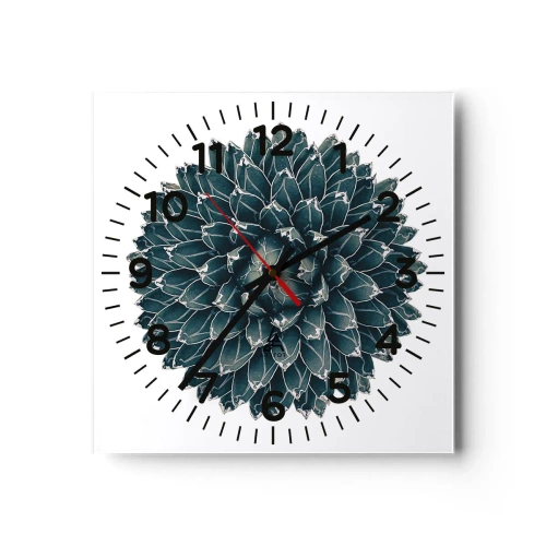 Reloj de pared - Reloj de vidrio - Estrella del desierto - 40x40 cm
