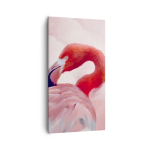 Cuadro sobre lienzo - Impresión de Imagen - La belleza de las aves - 55x100 cm