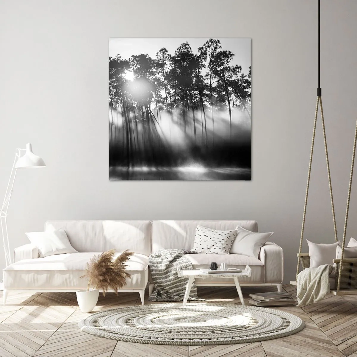 Cuadro sobre lienzo - Impresión de Imagen - Sol imparable - 40x40 cm