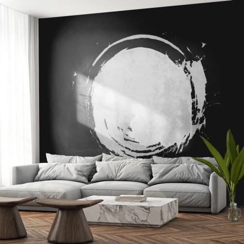 Fotomural Premium Sand - La buena salida - Rueda, Planeta, Luna - 150x105 cm