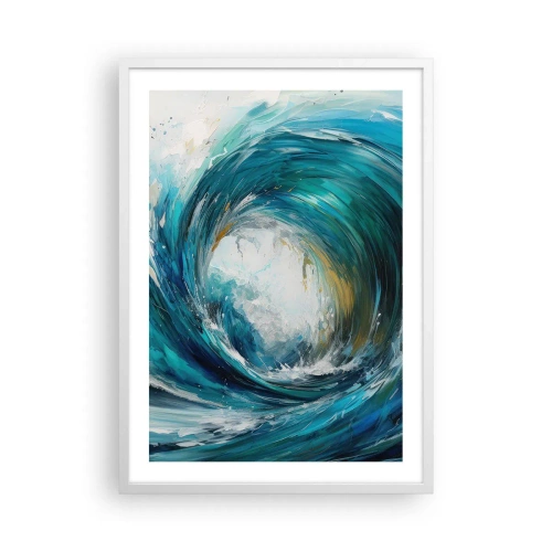 Póster en marco blanco - Portal marino - 50x70 cm