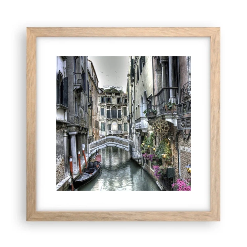 Póster en marco roble claro - Durante siglos, un sueño - 30x30 cm