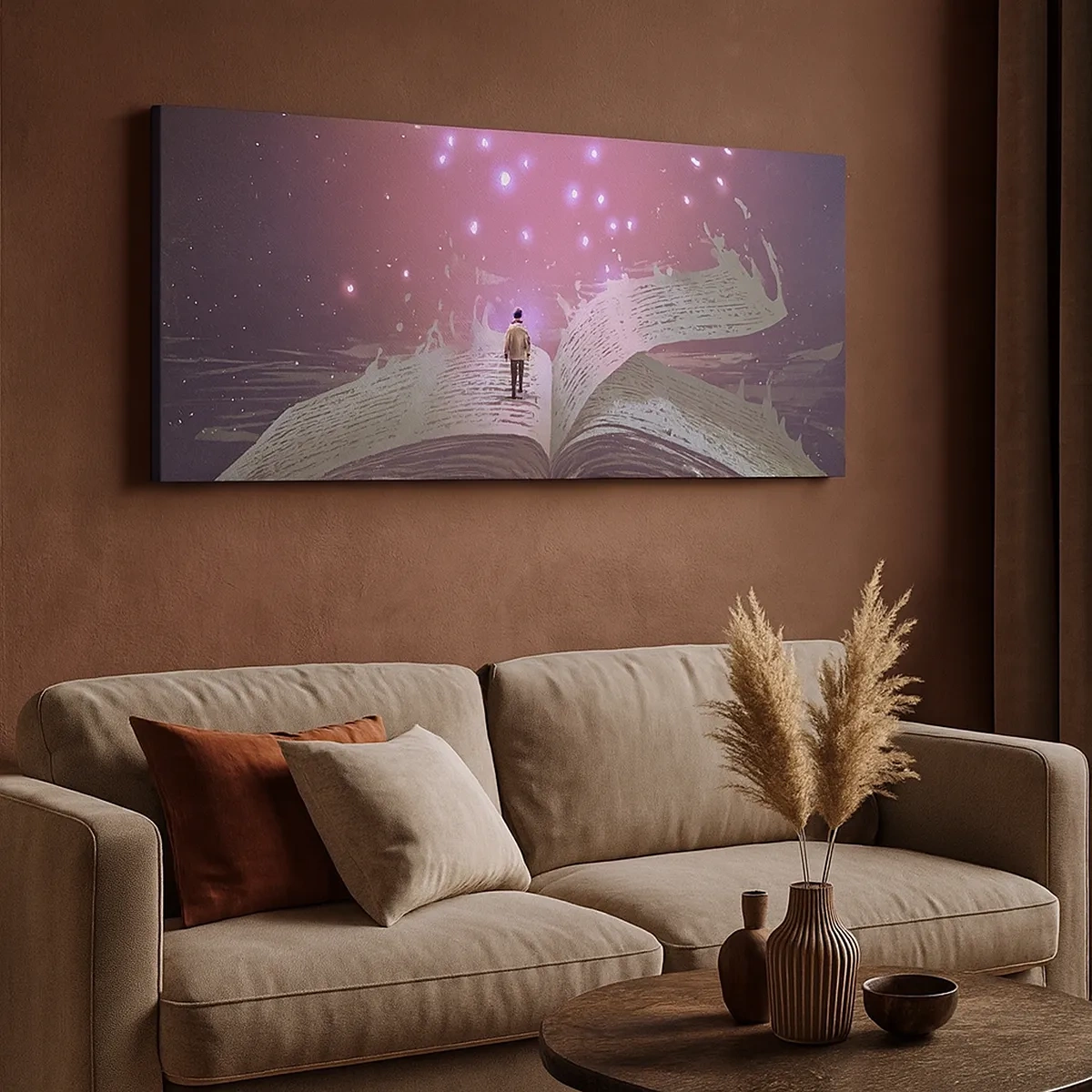 Cuadro sobre lienzo - Impresión de Imagen - Una invitación a otro mundo - 30x30 cm