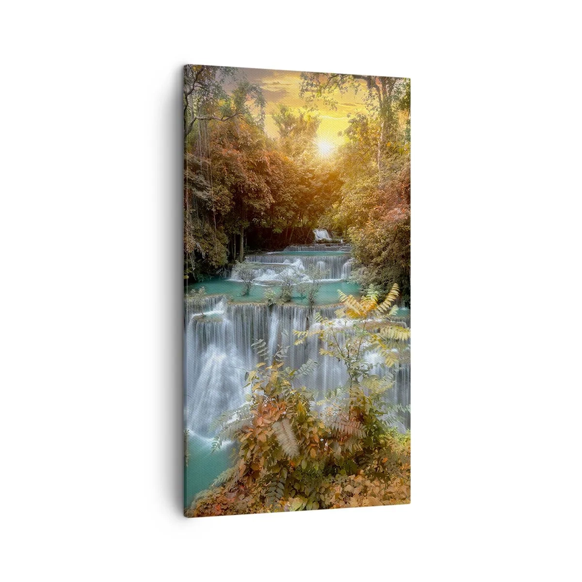 Cuadro sobre lienzo - Impresión de Imagen - El tesoro escondido del bosque - 45x80 cm