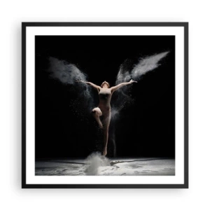 Póster en marco negro - Los duendes existen - 60x60 cm