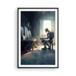 Póster en marco negro - El acto de creación - 61x91 cm