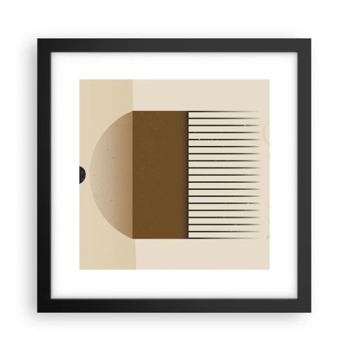 Póster en marco negro - Varios estados - 30x30 cm