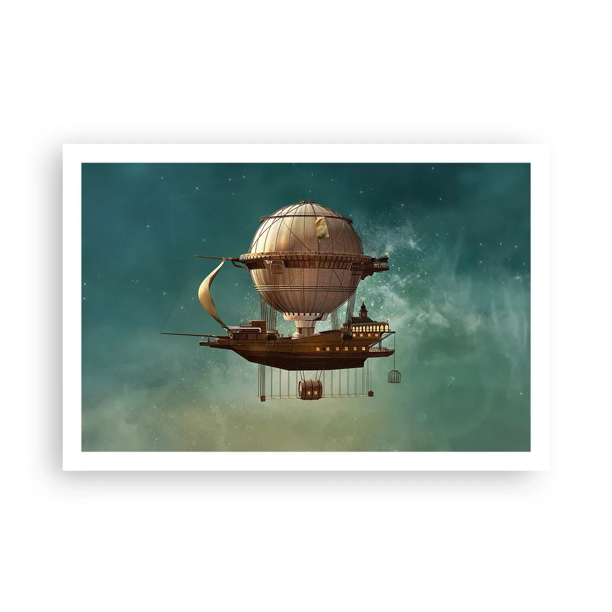 Póster - Julio Verne saluda - 91x61 cm