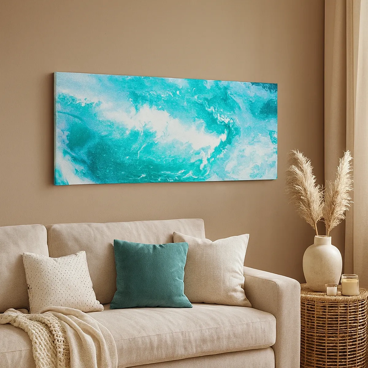 Cuadro sobre lienzo - Impresión de Imagen - En el núcleo del elemento - 30x30 cm